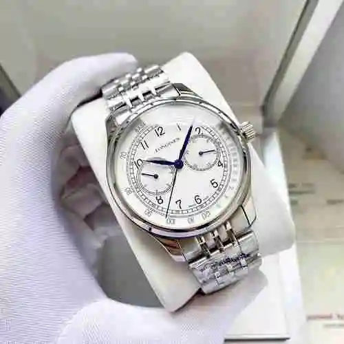 Reloj Longines para hombre combinado con movimiento mecánico original completamente automático Caja 