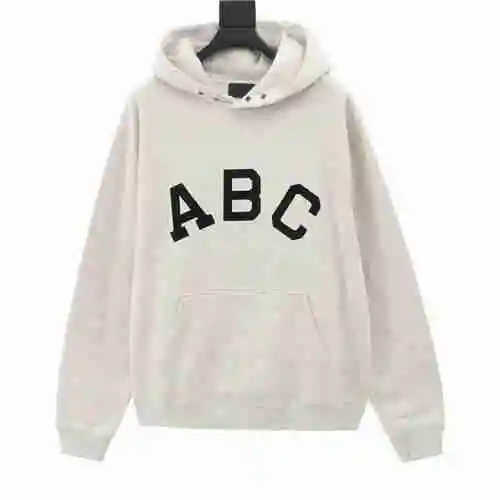 FEAR OF GOD FOG Season 7 Main Line Flocked ABC Letter Hoodie
