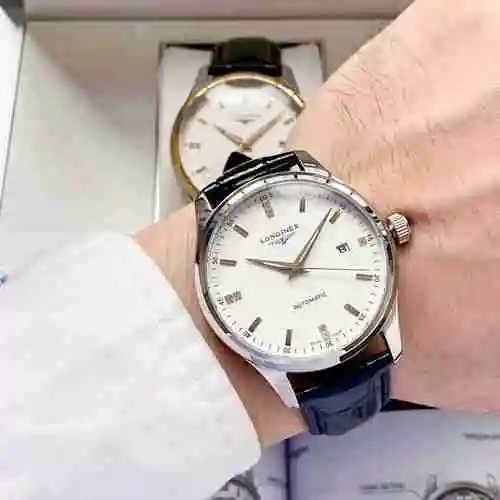 Reloj Longines para hombre combinado con movimiento mecánico original completamente automático Caja 