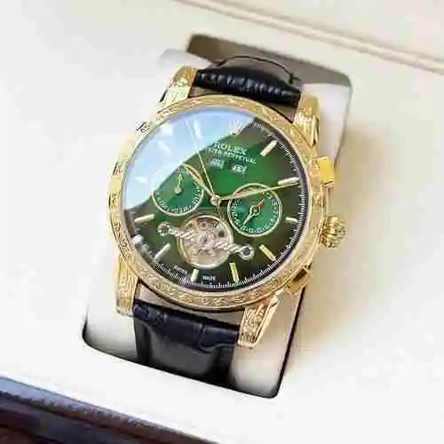 Reloj Rolex para hombre combinado con movimiento mecánico original completamente automático Caja de 