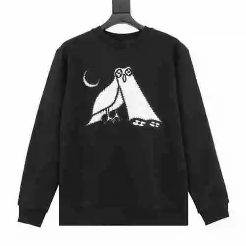 1V Owl Embroidered Round Neck Sweater