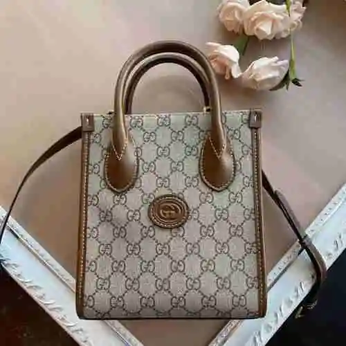 Mini bolso GUCCI hecho de material de lona importado, bolsa de regalo de entrega de alta calidad, ta