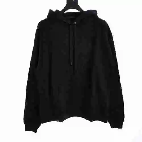 LV embossed 3D embossed hoodie