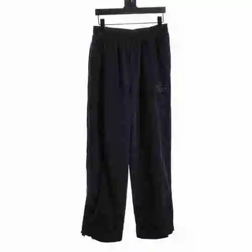 AW 2023AW New Laser Letter Reflective Stripe Pleated Nylon Sports Casual Pants