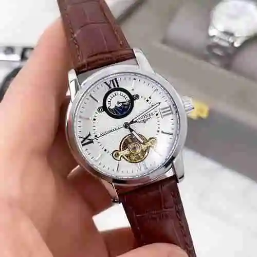 Reloj Longines para hombre combinado con movimiento mecánico original completamente automático Caja 