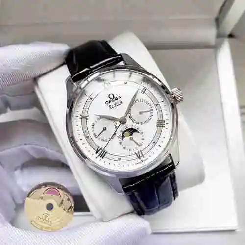 Reloj Omega para hombre combinado con movimiento mecánico original completamente automático Caja de 