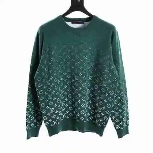 LV Gradient AOP Round Neck Sweater