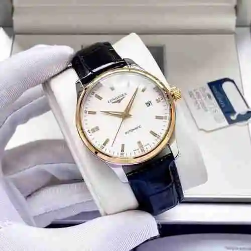 Reloj Longines para hombre combinado con movimiento mecánico original completamente automático Caja 
