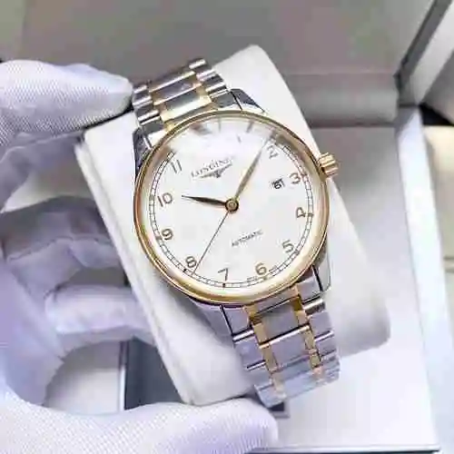 Reloj Longines para hombre combinado con movimiento mecánico original completamente automático Caja 