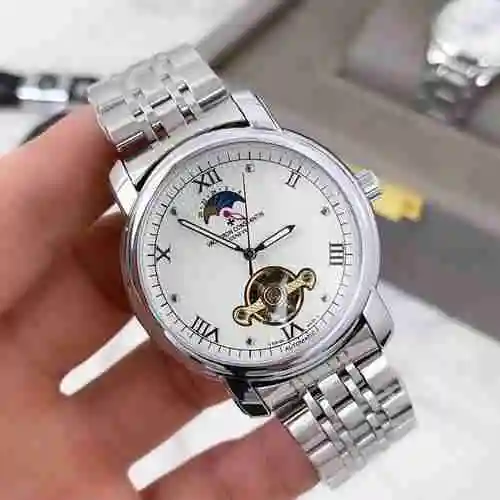 Jiangshi Danton Watch Reloj para hombre combinado con movimiento mecánico original completamente aut