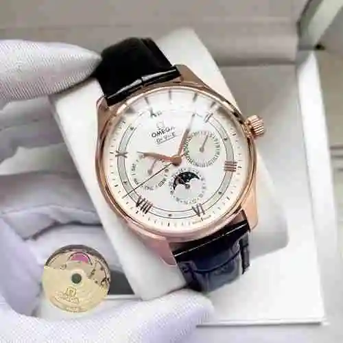 Reloj Omega para hombre combinado con movimiento mecánico original completamente automático Caja de 