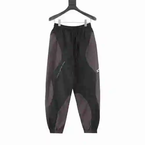 1V patchwork vintage logo sports pants