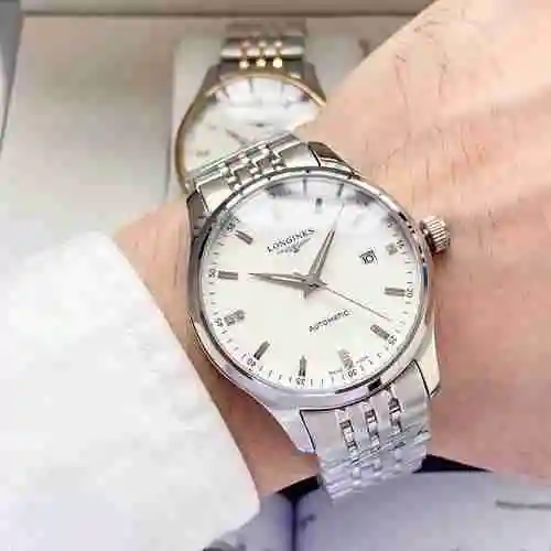 Reloj Longines para hombre combinado con movimiento mecánico original completamente automático Caja 