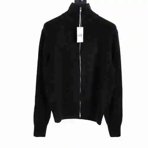 Zipper sweater cardigan