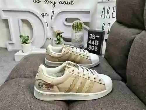 805DAdidas Clover Originals Superstar Shell Head Classic Versatile Casual Sports Board Shoes High De