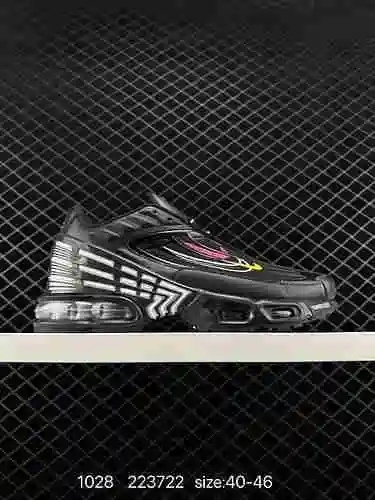 Nike Nike Air Max Plus III Air Cushion Zapato para correr Retro Dad de tercera generación Calzado de