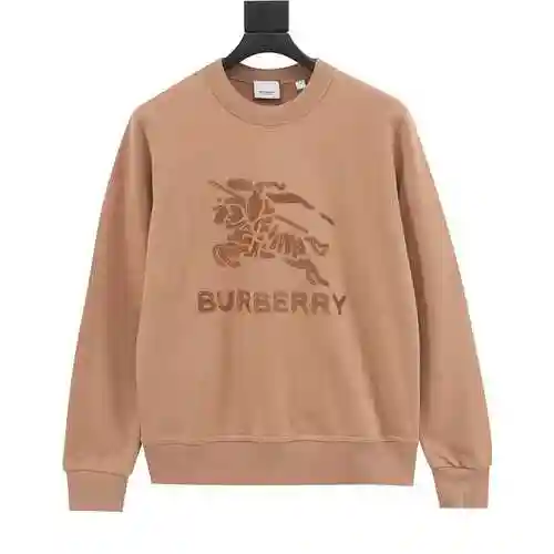 BBR 23SS Equestrian Knight Flocked Round Neck Sweater