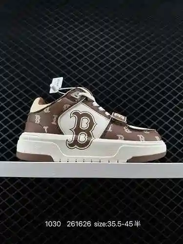 3 MLB Chunky Liner MID Popular serie de zapatos para jóvenes de una sola pieza, ligeros, elevados, s
