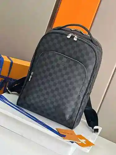 Mochila exclusiva para hombre LL hecha de cuero genuino premium importado con bolsa de regalo de ent