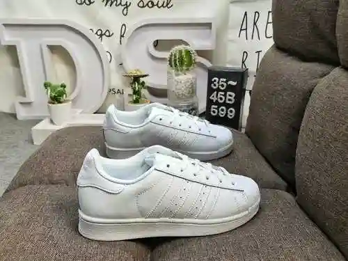 599DAdidas Three Leaf Grass Originals Superstar Shell Head Classic Versatile Casual Sports Board Sho
