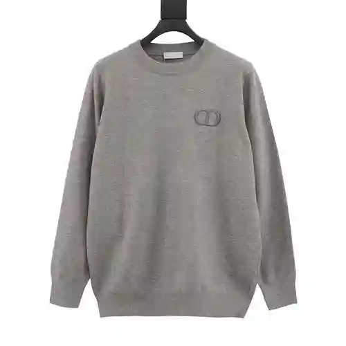 CD 23Fw Embroidered CD Knitted Sweater
