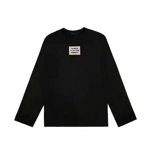 LV Louis Vuitton 23FW Patch Long Sleeve T-shirt Underlay