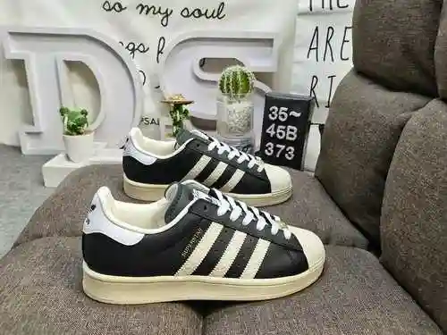 373DAdidas Clover Originals Superstar Shell Head Classic Versatile Casual Sports Board Shoes High De