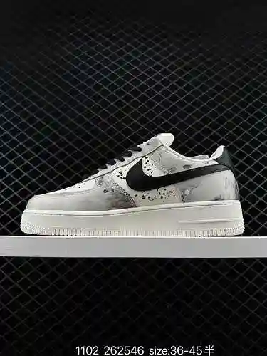 23 Producto nuevo Compañía de envío Grado Nike Air Force Low '7 Pintura con tinta de montaña Combina