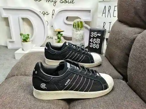 386DAdidas Clover Originals Superstar Shell Head Classic Versatile Casual Sports Board Shoes High De