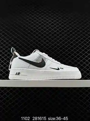 7 Nikes/Zapatos Nike para hombre y mujer, hechos de cuero con estampado de lichi con una correa genu