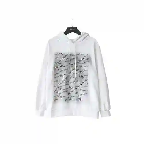 BLCG Balenciaga Gradient Wash Bullet Screen Printed Hoodie