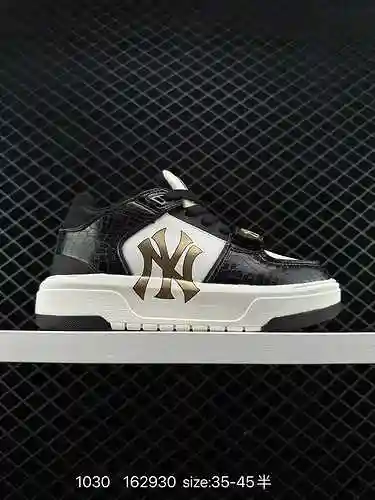 MLB Chunky Liner MID Popular serie de zapatos para jóvenes de una sola pieza: ligeros, elevados, sue