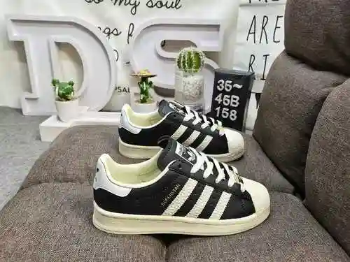 158DAdidas Clover Originals Superstar Shell Head Classic Versatile Casual Sports Board Shoes High De