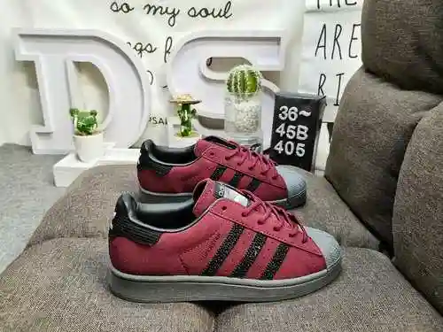 405DAdidas Clover Originals Superstar Shell Head Classic Versatile Casual Sports Board Shoes High De