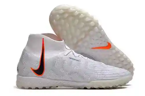 Llegó 35-45) Botas de fútbol Nike Yuesha para hombre/mujer, totalmente tejidas, impermeables, TF, Ni