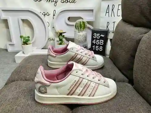 158DAdidas Clover Originals Superstar Shell Head Classic Versatile Casual Sports Board Shoes High De