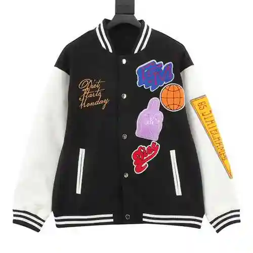 CRBOME Curry Embroidered Vibe Style Baseball Jersey