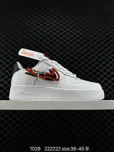 Nivel de empresa Nike Air Force&# x27; 7 PRM bajo" Mosquetón Swoosh" Hebilla de mo