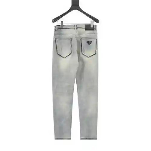 PRD Prada Back Sketch Triangle Label Jeans